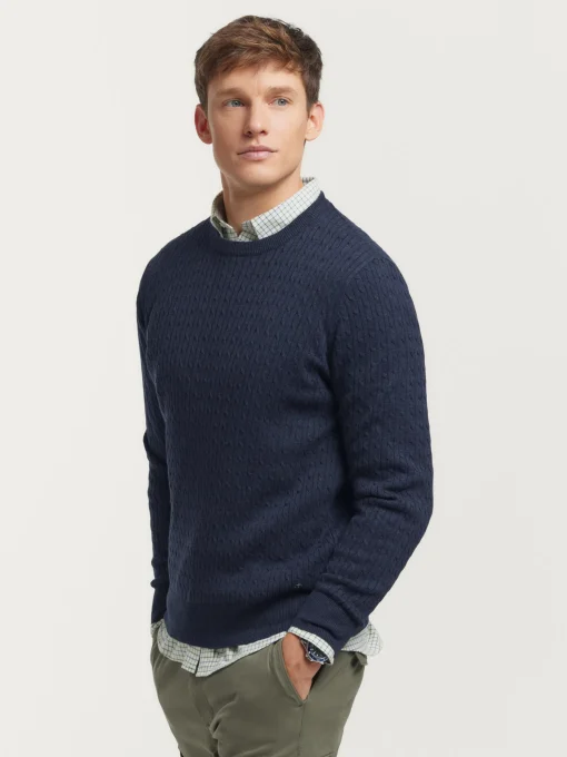 JERSEY OCHOS AZUL MARINO