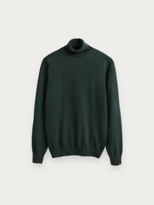 JERSEY ROLL COLLAR VERDE