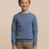 JERSEY ROUND NECK KIDS AZUL