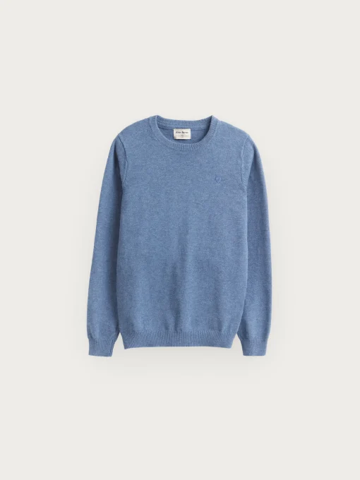 JERSEY ROUND NECK KIDS AZUL
