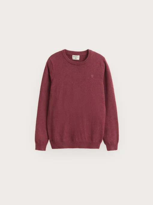 JERSEY ROUND NECK KIDS BURDEOS