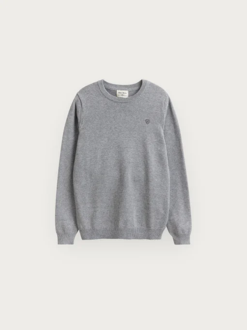 JERSEY ROUND NECK KIDS GRIS
