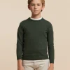 JERSEY ROUND NECK KIDS VERDE