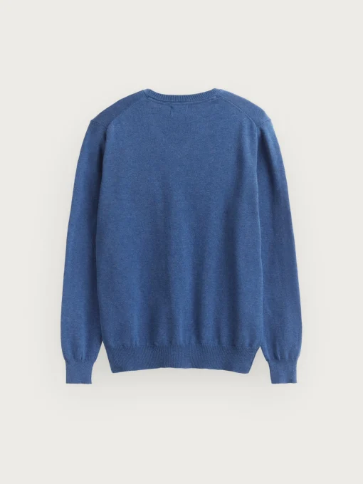 JERSEY V-NECK TRENDY AZUL