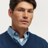 JERSEY V-NECK TRENDY AZUL MARINO