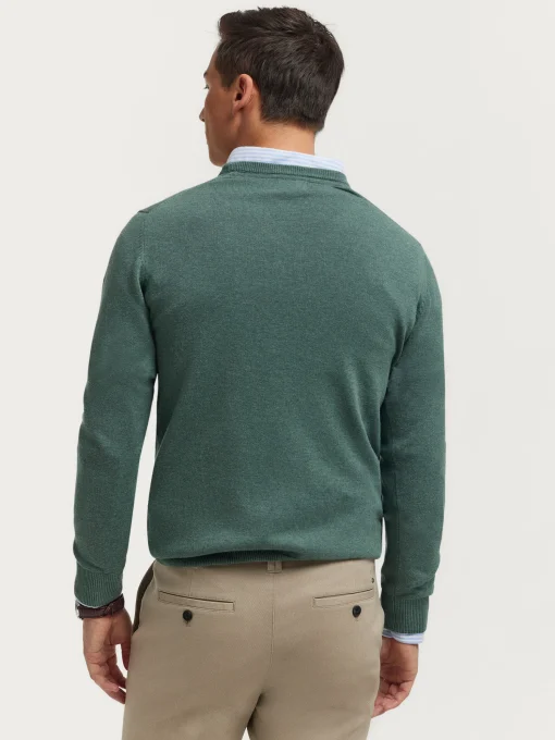 JERSEY V-NECK TRENDY VERDE