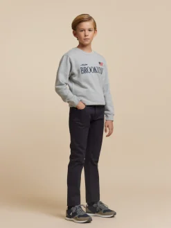 PANTALON 5 POCKETS KIDS AZUL MARINO
