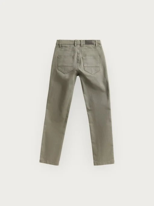 PANTALON 5 POCKETS KIDS VERDE