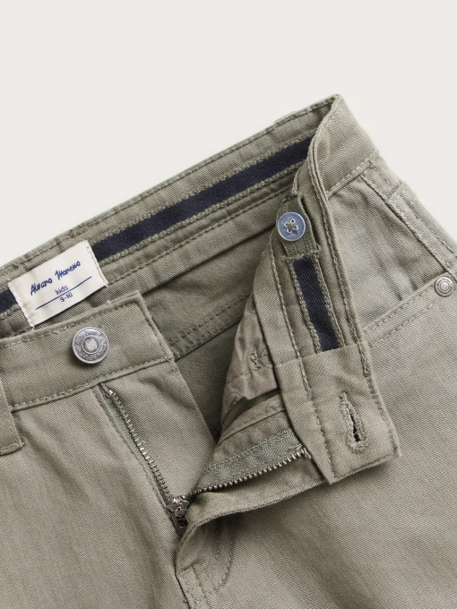 PANTALON 5 POCKETS KIDS VERDE