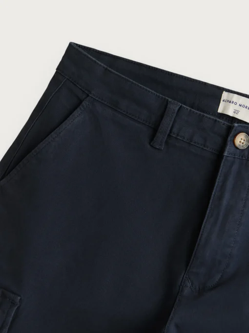 PANTALON CARGO ELVIS AZUL MARINO