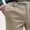 PANTALON CARROT BEIGE