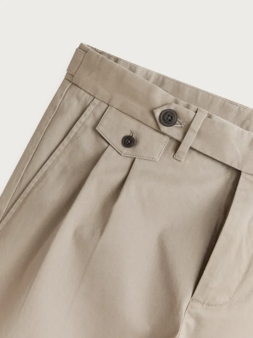 PANTALON CARROT BEIGE