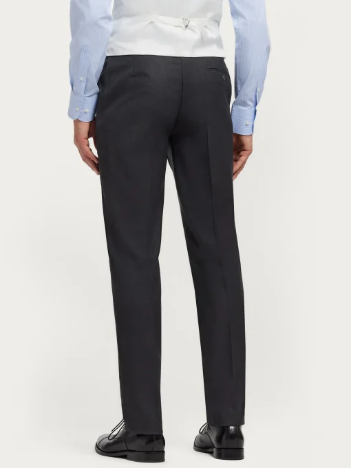 PANTALON CHAQUE WEDDING GRIS