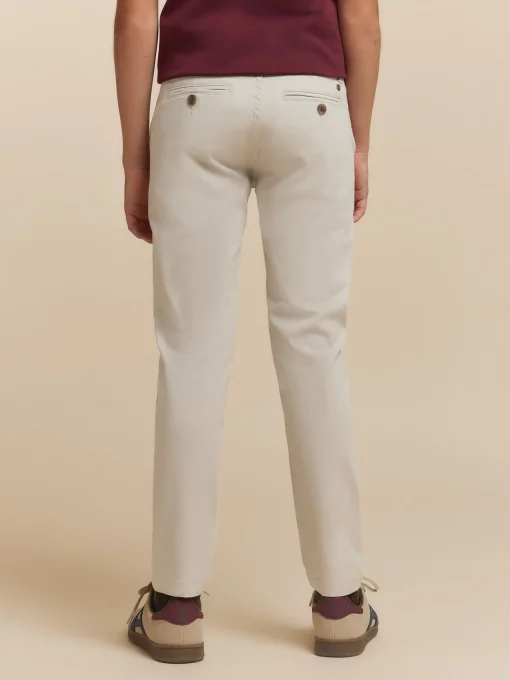 PANTALON CHINO KIDS PIEDRA