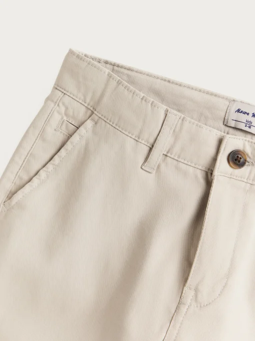 PANTALON CHINO KIDS PIEDRA