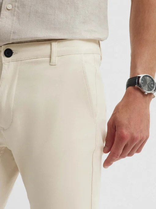 PANTALON CHINO SLIM FIT CRUDO