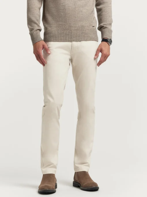 PANTALON MICRO 5PKT BEIGE
