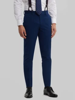 PANTALON PLAIN SLIM AZUL