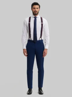 PANTALON PLAIN SLIM AZUL