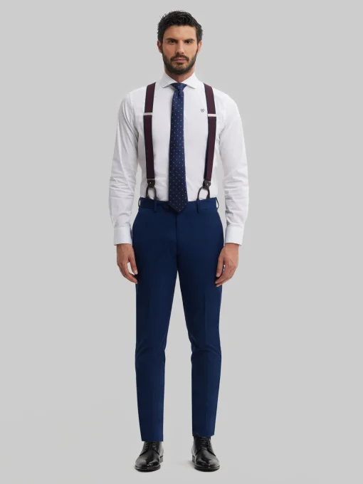 PANTALON PLAIN SLIM AZUL