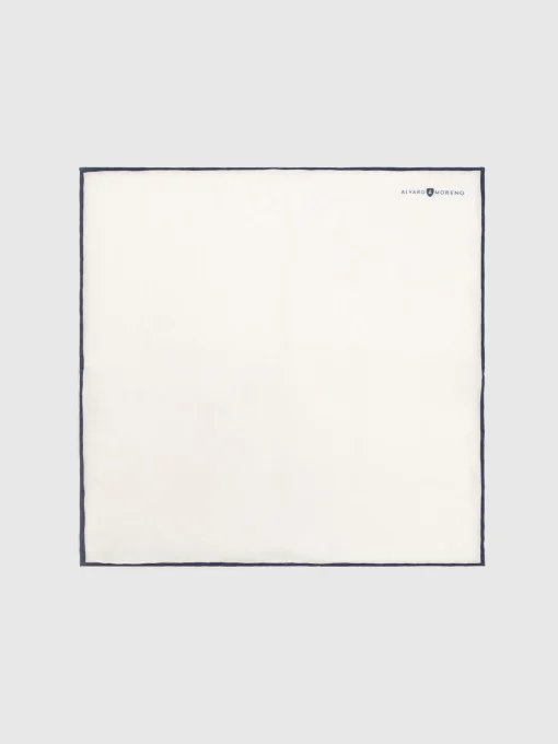 PAÑUELO LINO AZUL