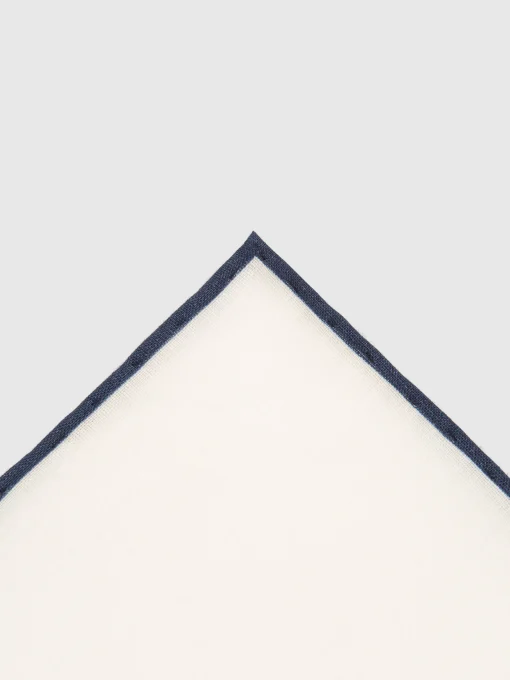 PAÑUELO LINO AZUL