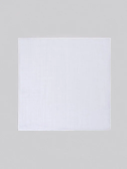 PAÑUELO LINO BLANCO