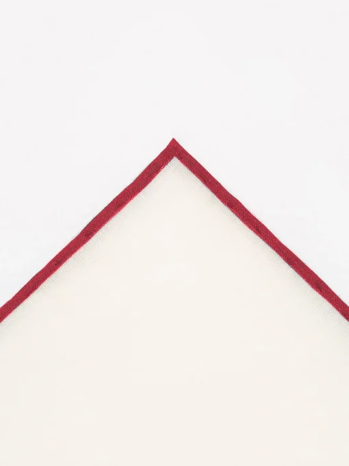 PAÑUELO LINO ROJO