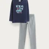 PIJAMA BOYS KIDS AZUL MARINO
