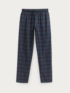 PIJAMA FRANELA CUADROS VERDE