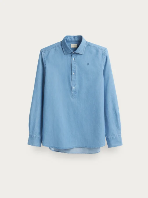POLERA DENIM AZUL