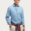 POLERA DENIM CELESTE