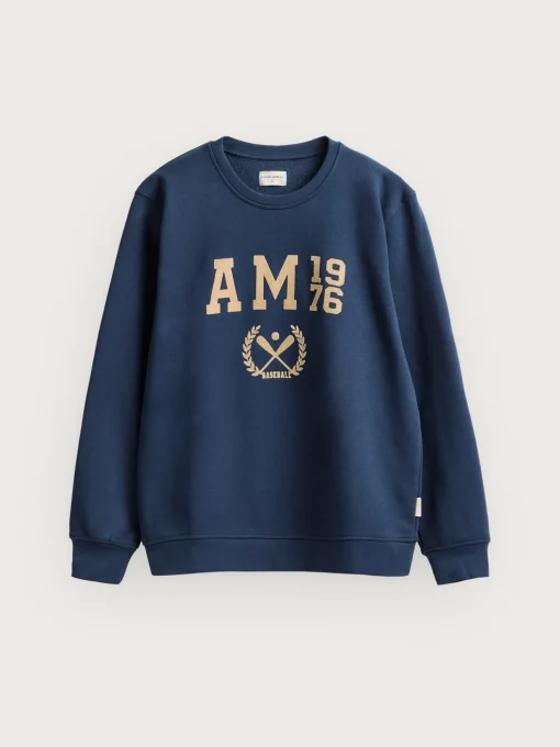 SUDADERA BASEBALL AZUL MARINO