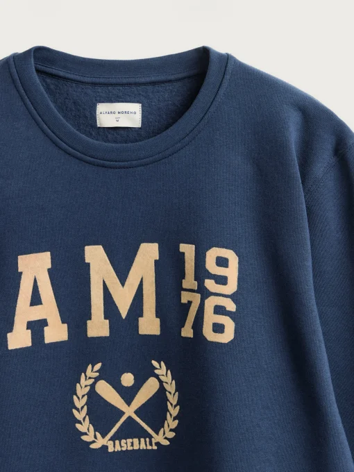 SUDADERA BASEBALL AZUL MARINO
