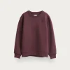 SUDADERA BASICA KIDS BURDEOS