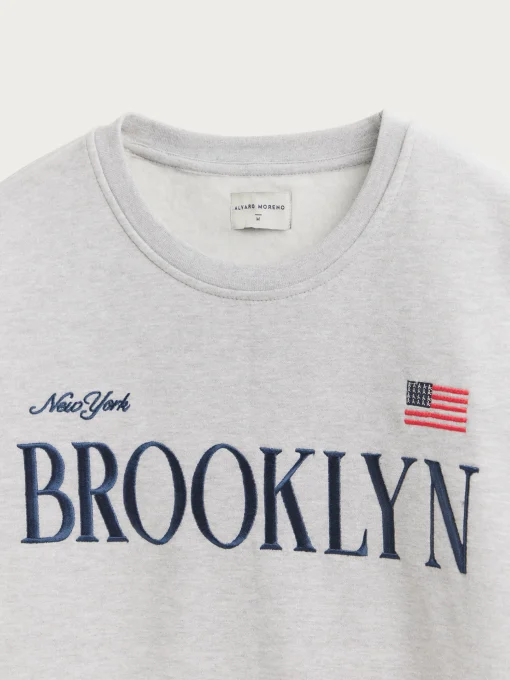 SUDADERA BROOKLYN GRIS