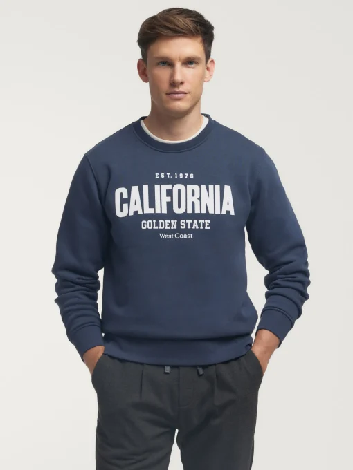 SUDADERA CALIFORNIA AZUL
