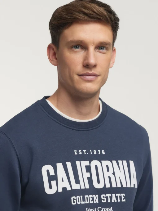 SUDADERA CALIFORNIA AZUL