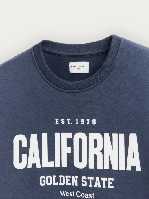 SUDADERA CALIFORNIA AZUL