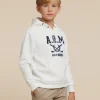 SUDADERA GOLF KIDS BLANCO