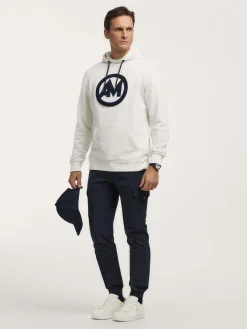 SUDADERA LOGO BLANCO