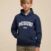 SUDADERA MISURI KIDS AZUL MARINO