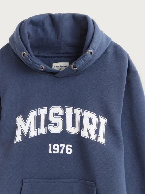 SUDADERA MISURI KIDS AZUL MARINO