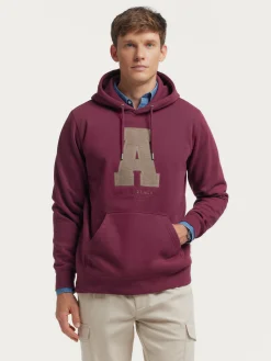 SUDADERA MOMENT BURDEOS