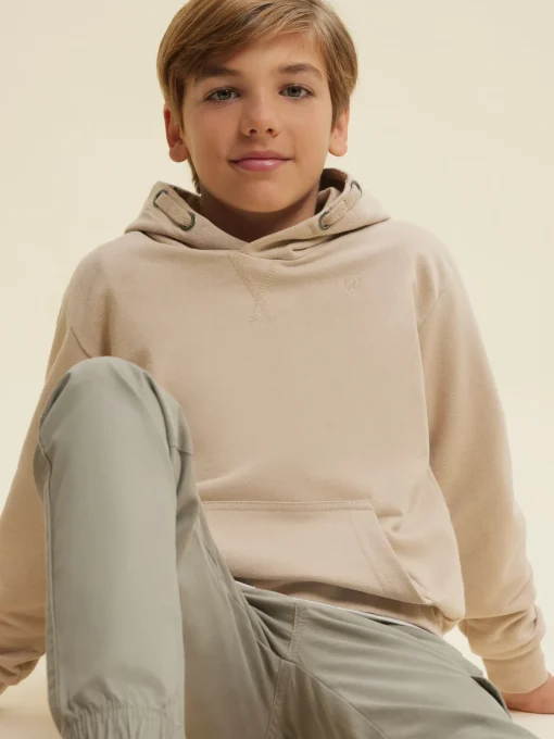 SUDADERA NELSON KIDS CAMEL