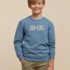 SUDADERA OFFICIAL KIDS AZUL