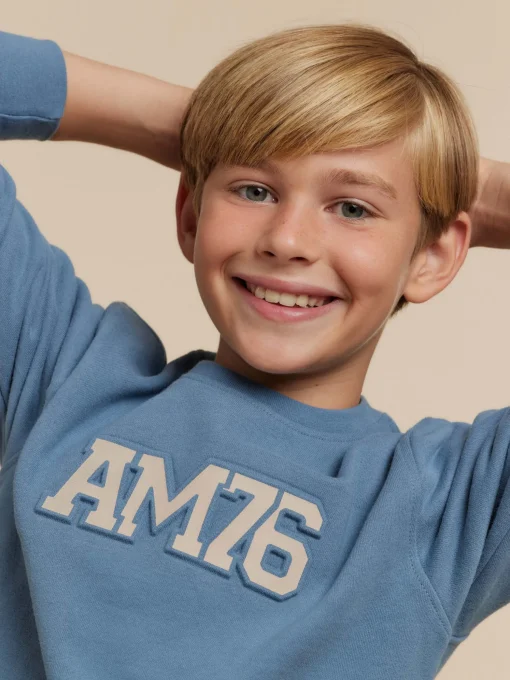 SUDADERA OFFICIAL KIDS AZUL