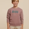 SUDADERA OFFICIAL KIDS BURDEOS