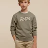 SUDADERA OFFICIAL KIDS VERDE