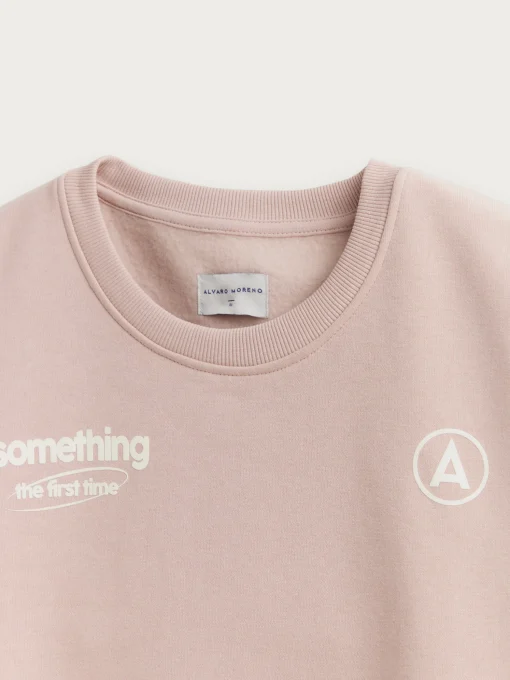 SUDADERA TIME ROSA
